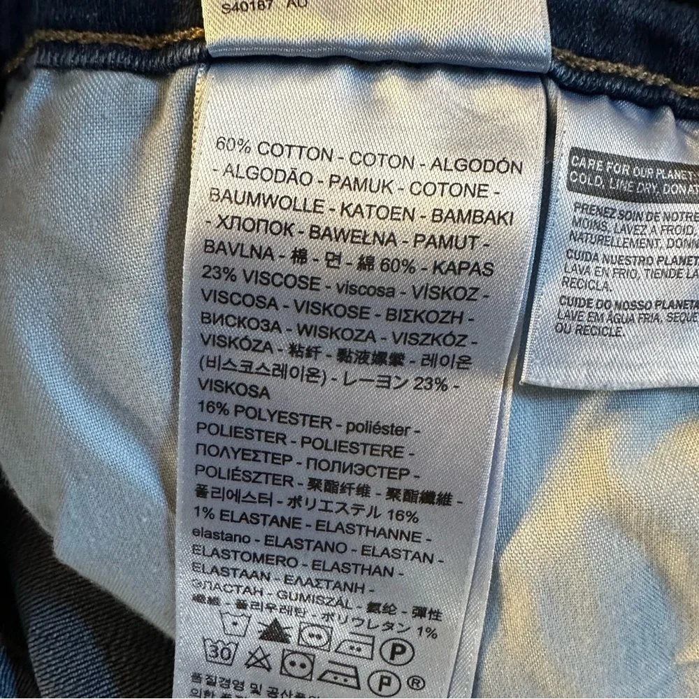 Levi's Womens Jeans Mid Rise Skinny Size 14 Dark Wash Denim Pants 32X32 (j10)